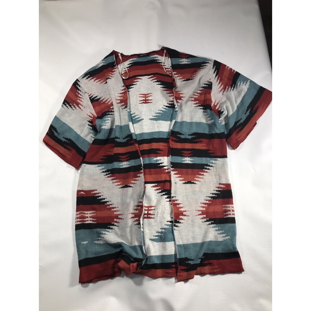 RAF RAF Sweater  Women’s Large Aztec Southwestern Cardigan Open Front